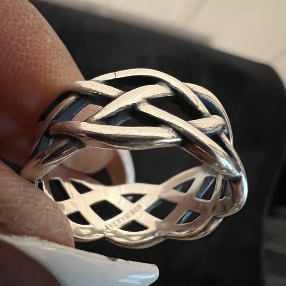 James Avery Woven Trinity Ring - Picture 2 of 3
